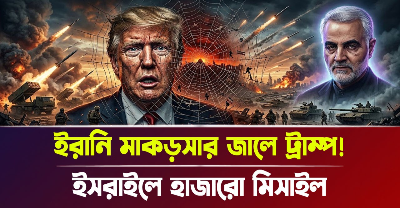 ইরানি মাকড়সার জালে আটকে গিয়ে আমেরিকার পতন আর খামেনির শাহাদাত কি মধ্যপ্রাচ্যে নতুন আগ্নেয়গিরি জন্ম দিচ্ছে?