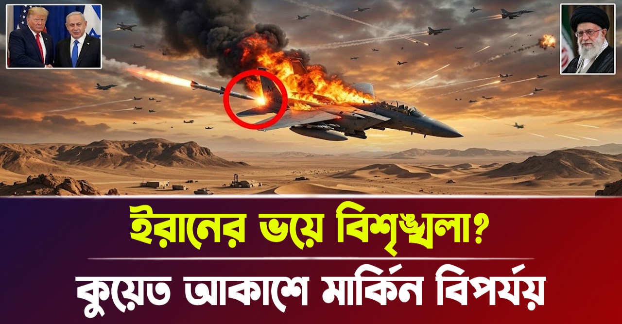 কুয়েতের আকাশে চুরমার আমেরিকার ৩টি অত্যাধুনিক এফ-১৫ যুদ্ধবিমান