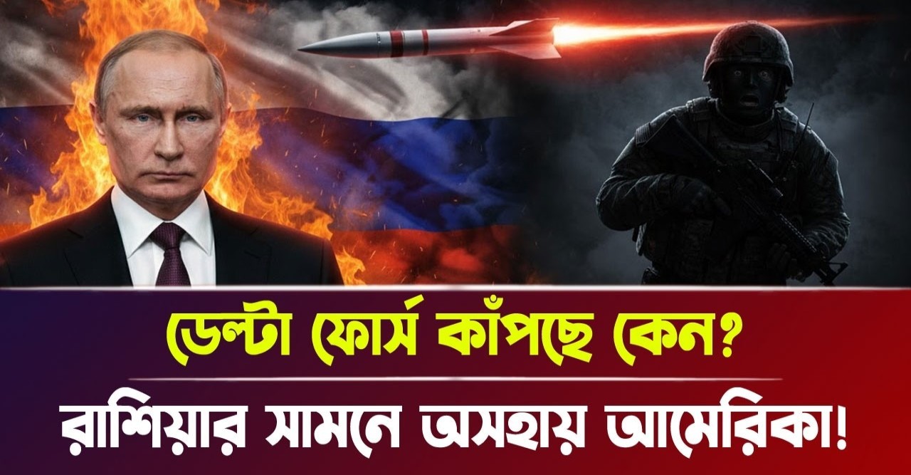 রাশিয়ার অজেয় শক্তির সামনে কেন কাঁপছে মার্কিন ডেল্টা ফোর্স? দেখুন হোয়াইট হাউসের গোপন ভয়ের আসল রহস্য!
